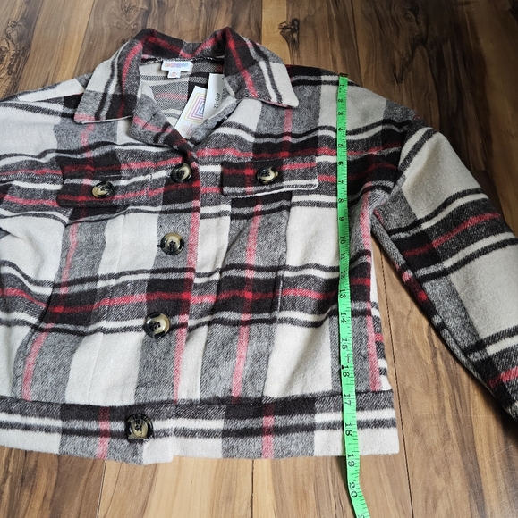Lularoe Berlin Jacket Plaid XS - Picture 2 of 7